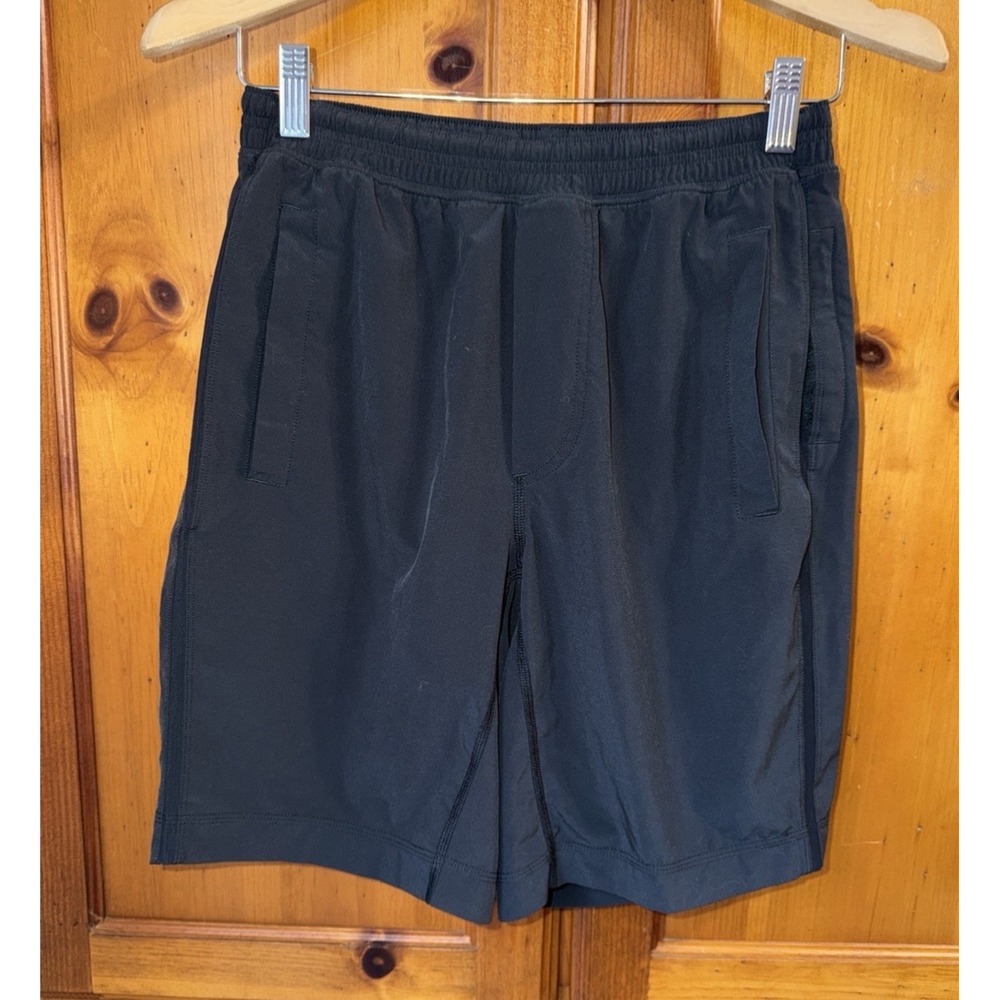 Lululemon Shorts Black Pace Breaker Lined 9" Running Athletic Workout Men's S
